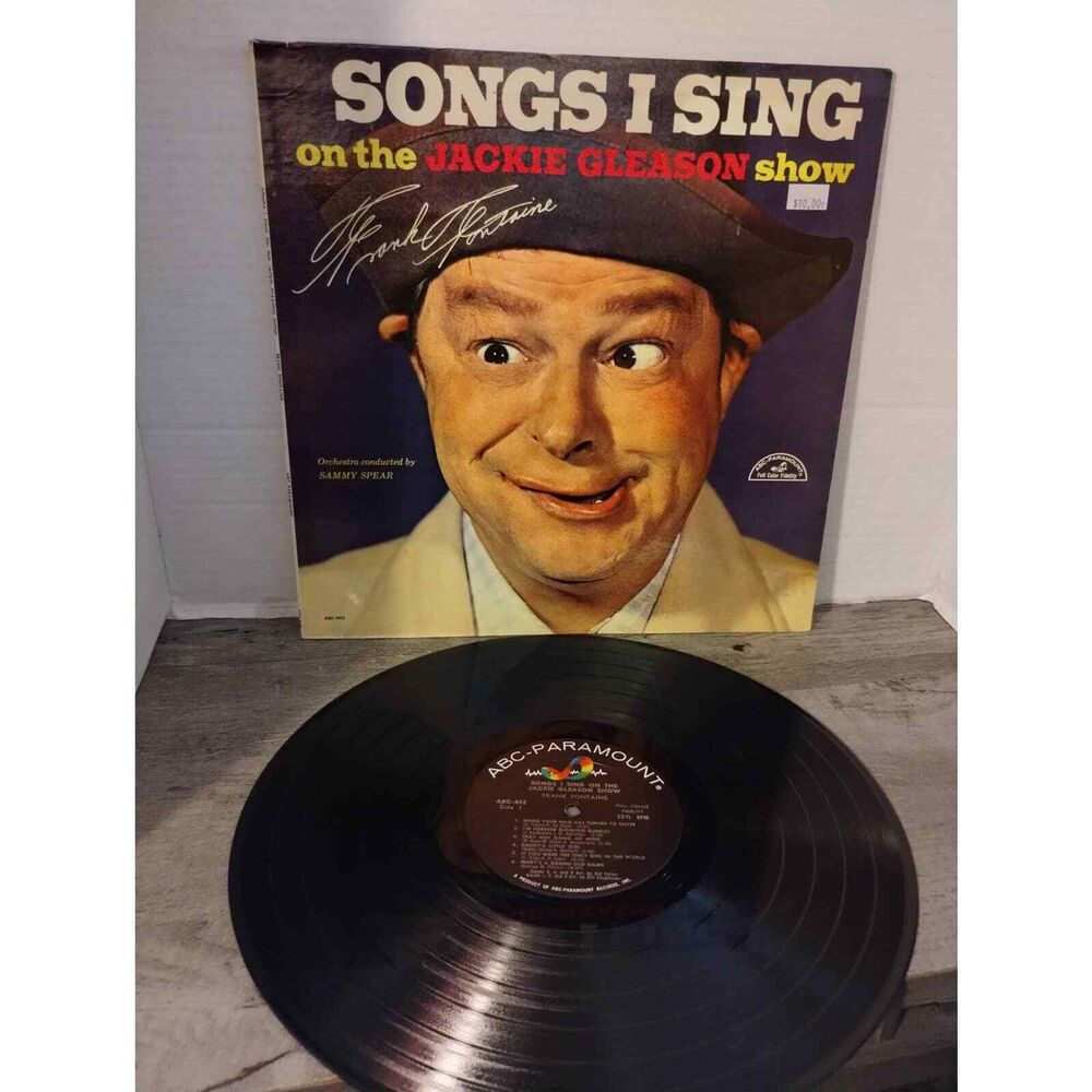 Frank Fontaine Songs I Sing On The Jackie Gleason Show ABC-442 33 RPM LP Record
